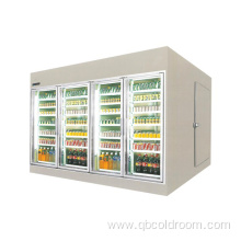 Supermarket prefabricated pu walk in cooler cold room